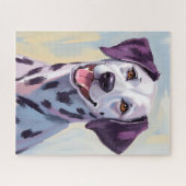 Dalmatiër watercolor schilderij legpuzzel (Horizontaal)