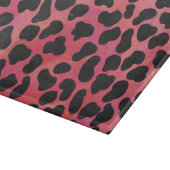 Dalmatiër Zwart en Rood Print Snijplank (Hoek)