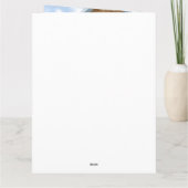 Dalmatiërhond in sneeuw Kersthondenhok Kaart (Achterkant)