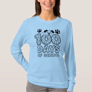 Dalmatiërs 100 dagen school  t-shirt