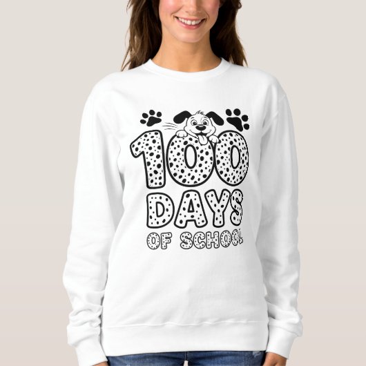 Dalmatiërs 100 dagen school trui (Voorkant)