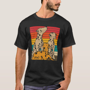 Dalmatiërs Dier Huisdier Hond Eigenaar Retro Dalma T-shirt