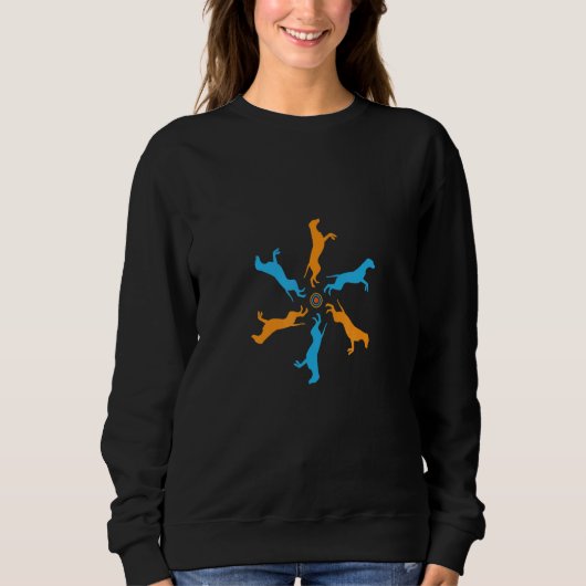Dalmatiërs Dier Mandala Patroon Trui (Voorkant)