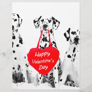 Dalmatiërs Hondenhart Gelukkige Valentijnsdag
