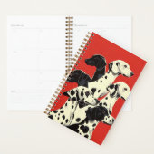 Dalmatiërs in formatie Afdrukken | Bold Dog Art Planner (Display)