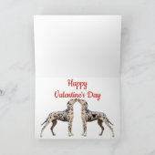 Dalmatiërs Perfecte Match Valentijn Feestdagen Kaart (Binnen)