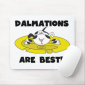 Dalmaties zijn de beste mousepad muismat (Met muis)