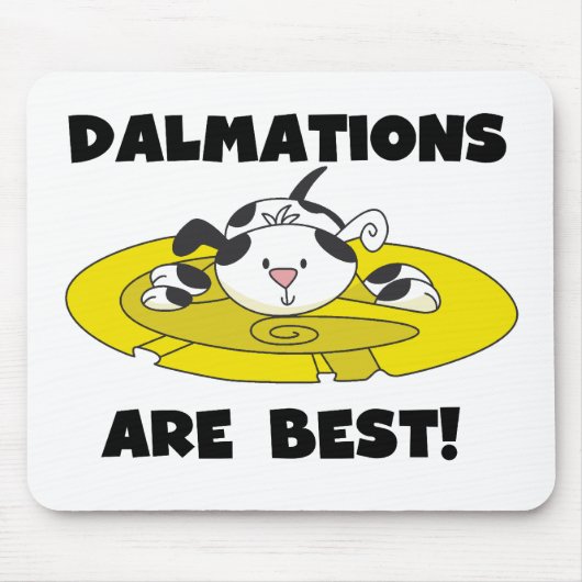 Dalmaties zijn de beste mousepad muismat (Voorkant)