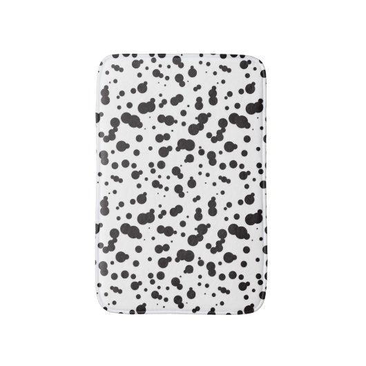 Dalmatine Stippen Patroon Badmat (Voorkant Verticaal)