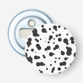 Dalmatine Stippen Patroon Button Flesopener (Voorkant)