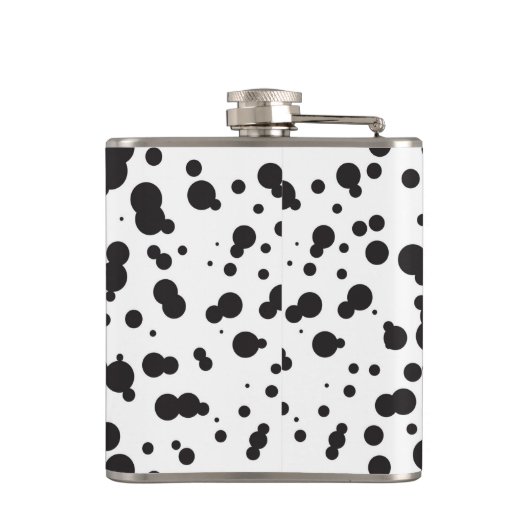 Dalmatine Stippen Patroon Heupfles (Achterkant)