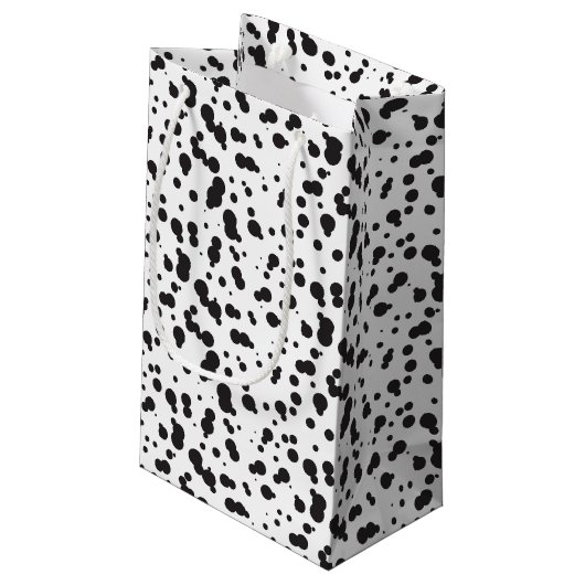 Dalmatine Stippen Patroon Klein Cadeauzakje (Achterkant Gekanteld)