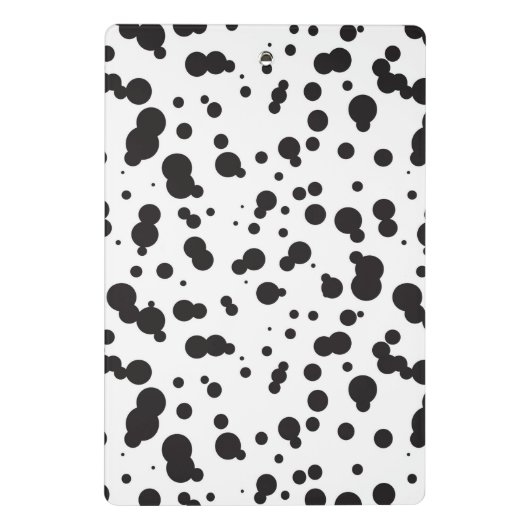 Dalmatine Stippen Patroon Mini Klembord (Achterkant)