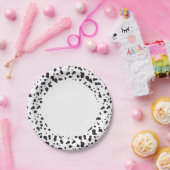 Dalmatine Stippen Patroon Papieren Bordje (Feest)