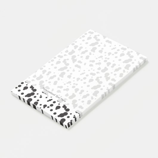Dalmatine Stippen Patroon Post-it® Notes (Schuin)