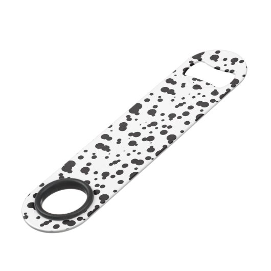 Dalmatine Stippen Patroon Speed Flessenopener (Achterkant Gekanteld)