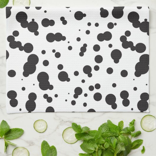 Dalmatine Stippen Patroon Theedoek (Gevouwen)