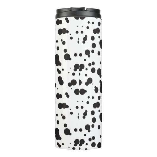 Dalmatine Stippen Patroon Thermosbeker (Achterkant)