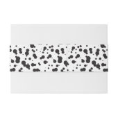 Dalmatine Stippen Patroon Uitnodigingen Wikkel (Achterkant Voorbeeld)