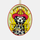 Dalmatiner brandweerman ornament (Rechts)