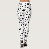 Dalmatiner Flecken Druck Leggings (Achterkant)