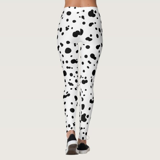Dalmatiner Flecken Druck Leggings (Achterkant)