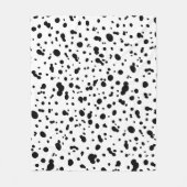 Dalmatiner Flecken Fleece Deken (Voorkant)