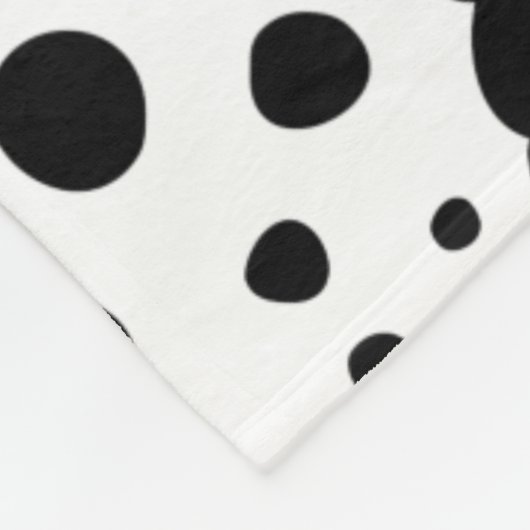 Dalmatiner Flecken Fleece Deken (Hoek)
