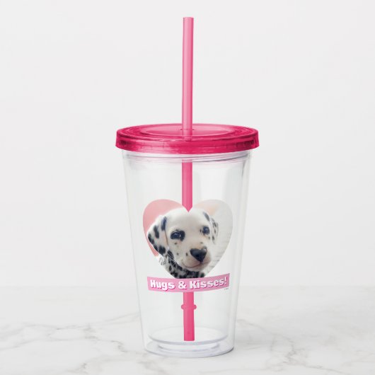 Dalmatiner Hart Neus Acryl Drinkbeker (Voorkant)