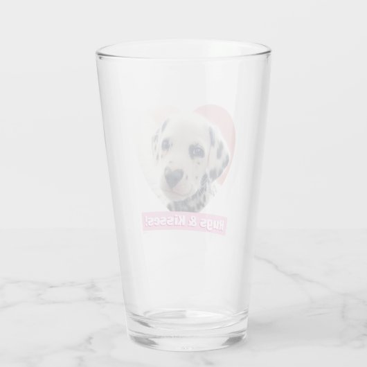 Dalmatiner Hart Neus Glas (Achterkant)