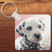 Dalmatiner Hart Neus Sleutelhanger (Voorkant)