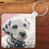 Dalmatiner Hart Neus Sleutelhanger (Achterkant)