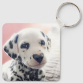 Dalmatiner Hart Neus Sleutelhanger (Achterkant)