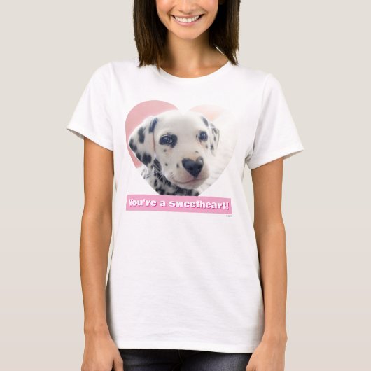 Dalmatiner Hart Neus T-shirt (Voorkant)