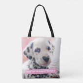 Dalmatiner Hart Neus Tote Bag (Achterkant)