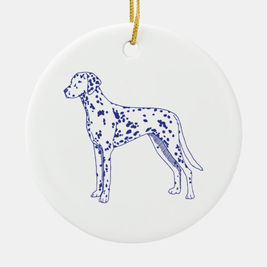 Dalmatiner Keramisch Ornament (Voorkant)