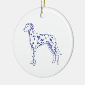 Dalmatiner Keramisch Ornament (Links)