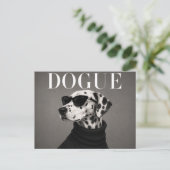 Dalmatiner Luxe Mode Editorial Briefkaart (Staand voorkant)