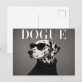 Dalmatiner Luxe Mode Editorial Briefkaart (Voorkant / Achterkant)