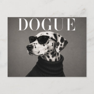 Dalmatiner Luxe Mode Editorial Briefkaart
