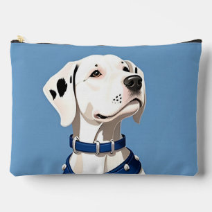 Dalmatiner met blauwe halsband etui