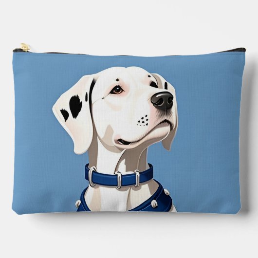 Dalmatiner met blauwe halsband etui (Voorkant)