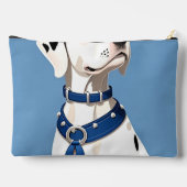 Dalmatiner met blauwe halsband etui (Achterkant)