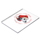 Dalmatiner Prettig Kerstfeest Notitieboek (Linkerzijde)