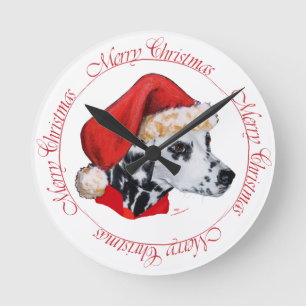 Dalmatiner Prettig Kerstfeest Ronde Klok