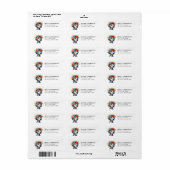 Dalmatiner Retouradreslabels Etiket (Full Sheet)