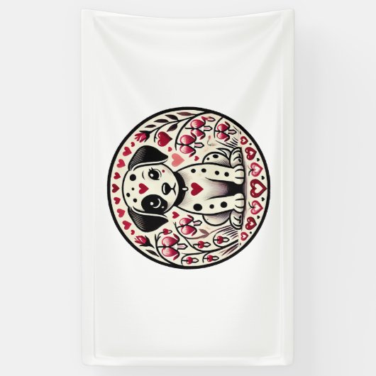 Dalmatiner Spandoek (Verticaal)