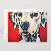 dalmation 02 briefkaart (Voorkant / Achterkant)