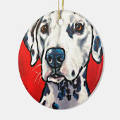 dalmation 02 keramisch ornament (Links)