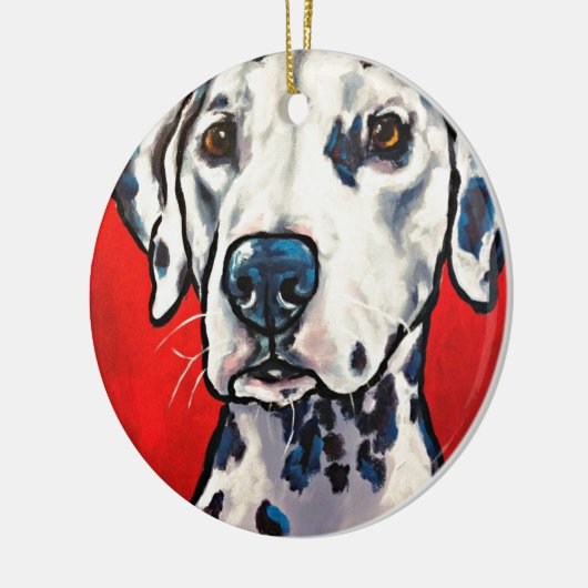 dalmation 02 keramisch ornament (Links)